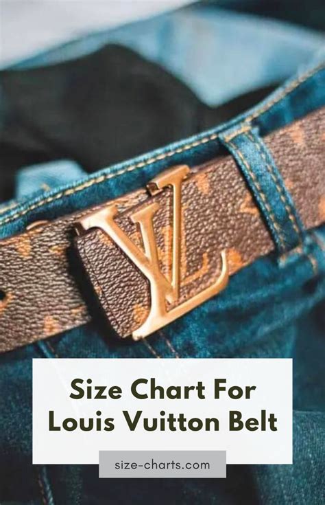 lv belt look|lv belt size chart women's.